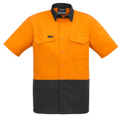 Mens Rugged Cooling Hi Vis Short Sleeve Shirt
